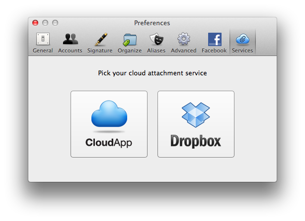 Dropbox no macbook